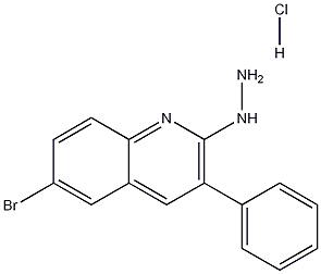 1171322-09-0 6-BROMO-2-HYDRAZINO-3-PHENYLQUINOLINE HYDROCHLORIDE