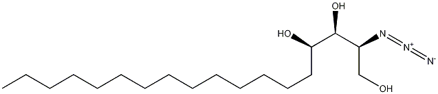 (2S,3S,4R)-2-Azido-1,3,4-octadecanetriol Structure