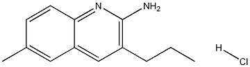 2-Amino-6-methyl-3-propylquinoline hydrochloride Structure
