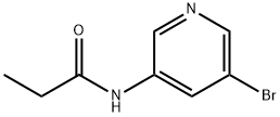 N-(5-bromopyridin-3-yl)propionamide Struktur