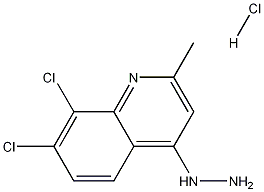 7,8-Dichloro-4-hydrazino-2-methylquinoline hydrochloride Structure