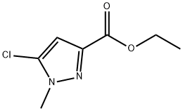 5-Chloro-1-methyl-1H-pyrazole-3-carboxylic acidethylester Struktur
