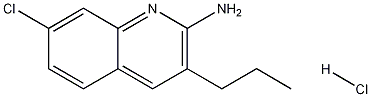2-Amino-7-chloro-3-propylquinoline hydrochloride Structure