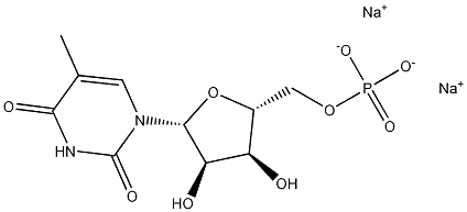 5-甲基尿苷-5‘-单磷酸, 117309-80-5, 结构式