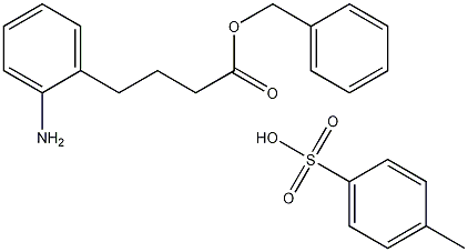(2S)-2-Amino-benzenebutanoic Acid Benzyl Ester, Tosylate Salt Structure