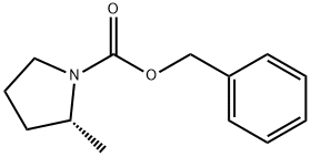 (S)-benzyl 2-methylpyrrolidine-1-carboxylate Struktur
