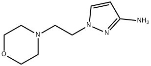 1-[2-(吗啉-4-基)乙基]-1H-吡唑-3-胺, 1177307-51-5, 结构式