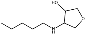 4-(pentylamino)tetrahydrofuran-3-ol Structure