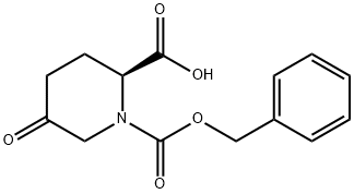 (2S)-5-氧代-1,2-哌啶二甲酸 1-苄酯, 117836-14-3, 结构式