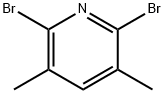 3,5-Dimethyl-2,6-dibromopyridine Structure
