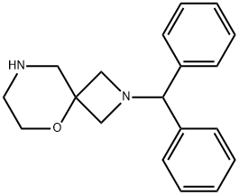 2-二苯甲基-5-氧杂-2,8-二氮杂螺[3.5]壬烷, 1179337-03-1, 结构式