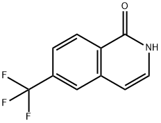 6-(Trifluoromethyl)isoquinolin-1(2H)-one 化学構造式
