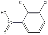 2,3-Dichlorobenzoic Acid-13C Structure