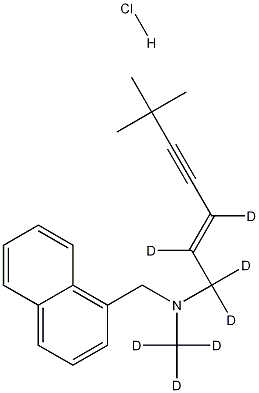 Terbinafine-d7 Hydrochloride Structure