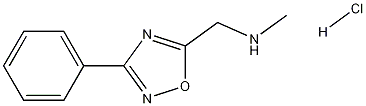 N-methyl-1-(3-phenyl-1,2,4-oxadiazol-5-yl)methanamine hydrochloride Structure