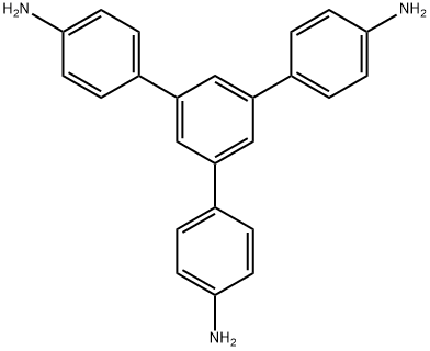 1,3,5-Tris(4-aminophenyl)benzene Struktur