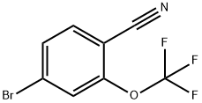 2-三氟甲氧基-4-溴苯腈 结构式