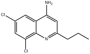 4-Amino-6,8-dichloro-2-propylquinoline Structure