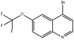 4-Bromo-6-trifluoromethoxyquinoline Structure