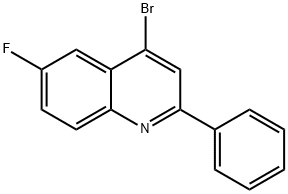 4-Bromo-6-fluoro-2-phenylquinoline Structure