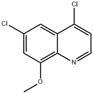 4,6-二氯-8-甲氧基喹啉,1189106-28-2,结构式