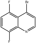 4-Bromo-5,8-difluoroquinoline Struktur