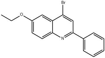 4-Bromo-6-ethoxy-2-phenylquinoline Struktur