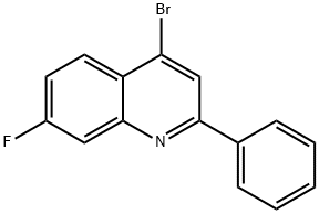 4-Bromo-7-fluoro-2-phenylquinoline Structure