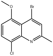 4-Bromo-8-chloro-5-methoxy-2-methylquinoline|4-BROMO-8-CHLORO-5-METHOXY-2-METHYLQUINOLINE