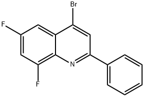 4-Bromo-6,8-difluoro-2-phenylquinoline Structure