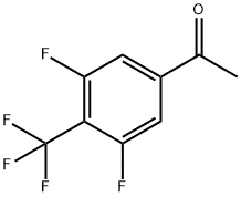 3,5-二氟-4-三氟甲基苯乙酮, 1189359-39-4, 结构式