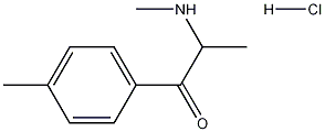 2-(Methylamino)-1-(4-methylphenyl)-1-propanone hydrochloride Structure