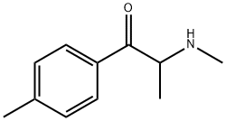 2-(Methylamino)-1-(4-methylphenyl)-1-propanone 化学構造式