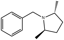 (2R,5R)-N-Benzyl-2,5-dimethylpyrrolidine 化学構造式
