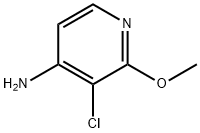 3-クロロ-2-メトキシ-4-ピリジンアミン 化学構造式
