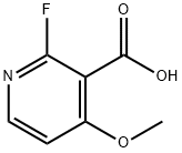 2-fluoro-4-methoxynicotinic acid Structure