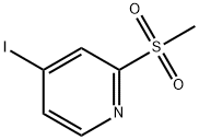 4-碘-2-甲砜基吡啶,1193244-95-9,结构式
