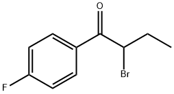 2-溴-1-(4-氟苯基)-1-丁酮 结构式