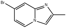 7-溴-2-甲基咪唑并[1,2-A]吡啶 结构式