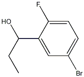 1-(5-bromo-2-fluorophenyl)propan-1-ol Struktur