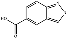 2-Methyl-indazole-5-carboxylic acid Structure