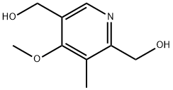 2,5-Dihydroxymethyl-4-methoxy-3-methylpyridine Structure