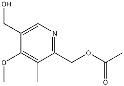 2-Acetoxymethyl-5-hydroxymethyl-4-methoxy-3-methylpyridine
|2-Acetoxymethyl-5-hydroxymethyl-4-methoxy-3-methylpyridine
