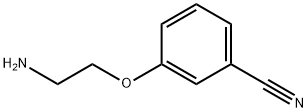 3-(2-氨基乙氧基)苯腈, 120351-94-2, 结构式