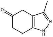 3-METHYL-6,7-DIHYDRO-1H-INDAZOL-5(4H)-ONE Structure