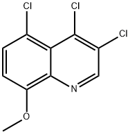 8-Methoxy-3,4,5-trichloroquinoline 结构式
