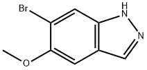 6-溴-5甲氧基-引唑,1206800-17-0,结构式