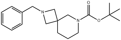 tert-butyl 2-benzyl-2,6-diazaspiro[3.5]nonane-6-carboxylate Structure