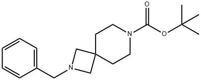 tert-butyl 2-benzyl-2,7-diazaspiro[3.5]nonane-7-carboxylate Struktur