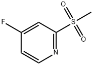 4-Fluoro-2-(methylsulfonyl)pyridine Struktur